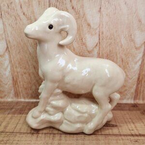 Canadiana Pottery - Beige Ram Part of The Collectables (#317)